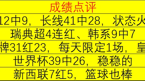 2026乌克超精选攻略：连续3场红盘盛宴